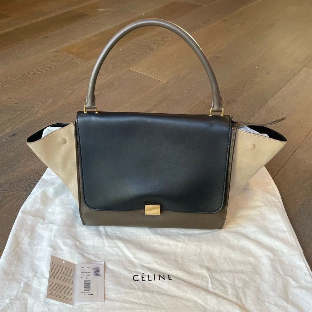 Authentic Celine Trapeze Large Tote - Picture 2 of 6